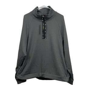 NWT Nike Grey Soft Brushed Half Zip Training Sweatshirt